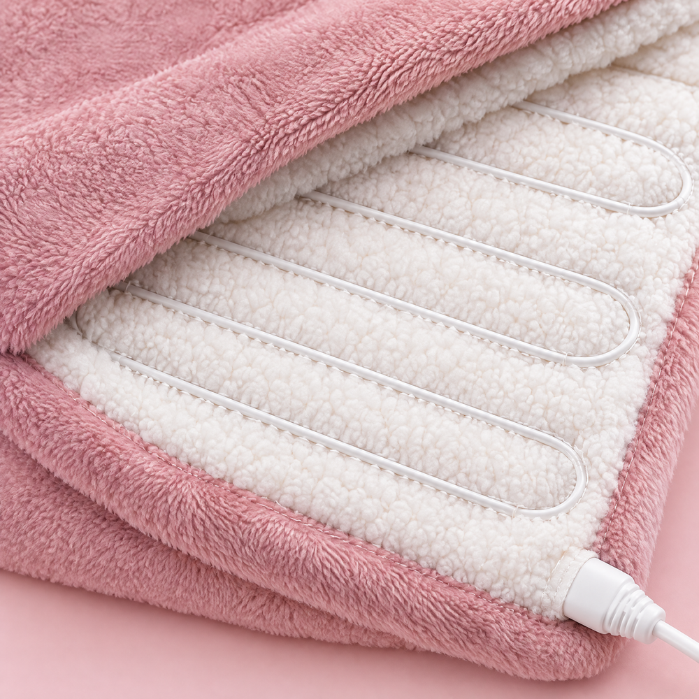 Heating wires inside the blanket